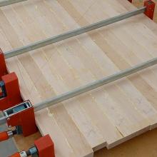 Bar clamp example creating a table top