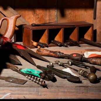 Old woodend tools