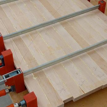 Bar clamp example creating a table top